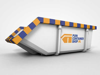 Blij met een rolcontainer voor bedrijfsafval